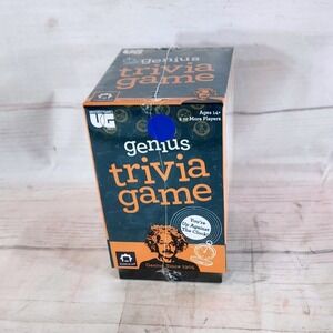 University Games Genius Trivia Game Blue Einstein Science Culture Adult